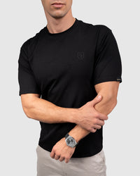 Men’s Black Crew Neck T-Shirt