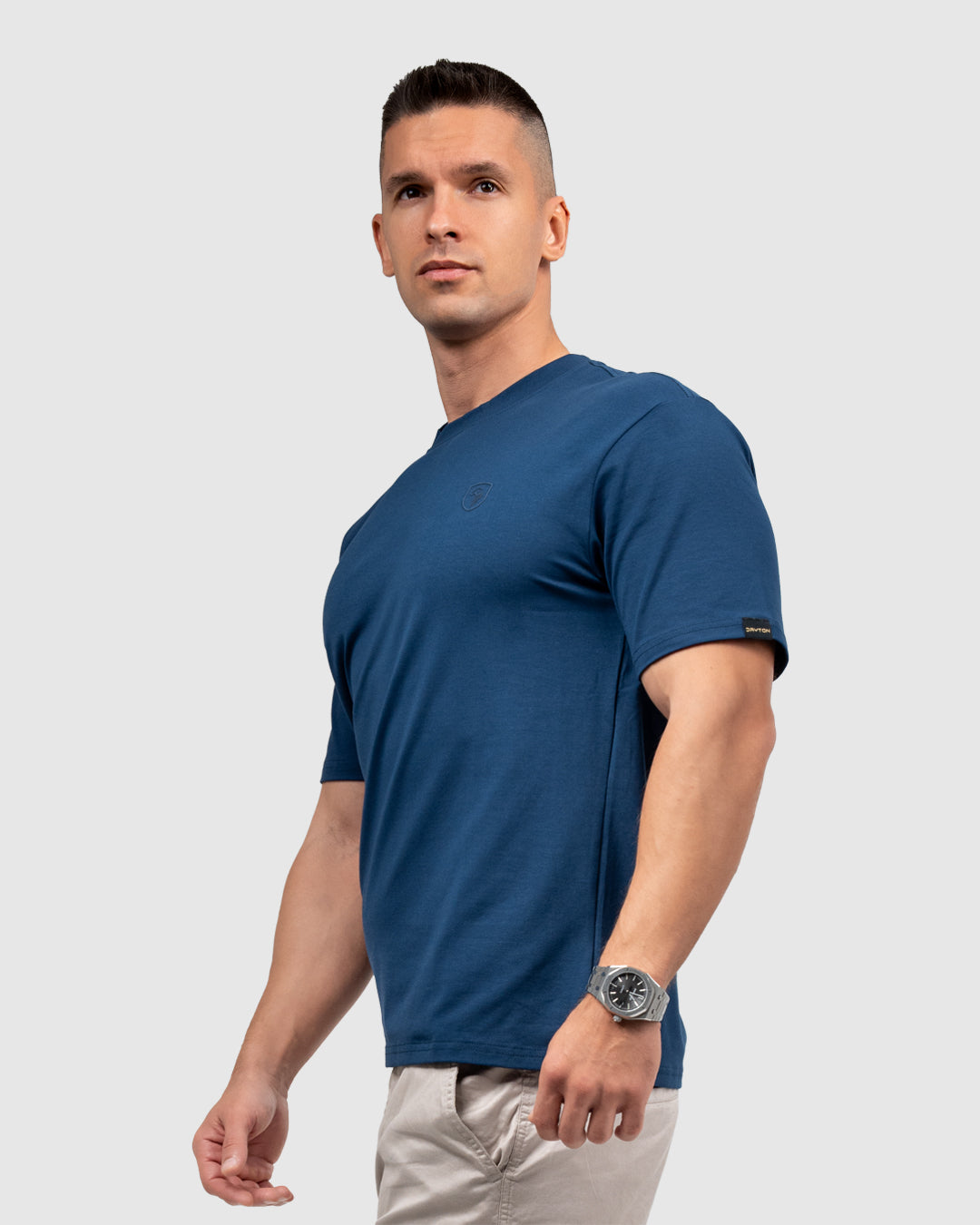 Men’s Navy Blue Crew Neck T-Shirt