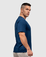 Men’s Navy Blue Crew Neck T-Shirt