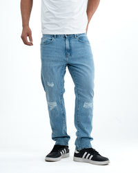 Signature Refined Fit Denim Jeans – Light Blue
