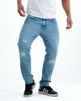 Signature Refined Fit Denim Jeans – Light Blue