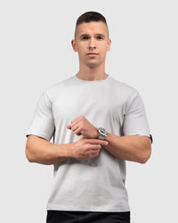 Men’s Light Grey Crew Neck T-Shirt
