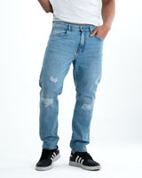 Signature Refined Fit Denim Jeans – Light Blue