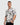 Men’s White & Black Floral Print Shirt