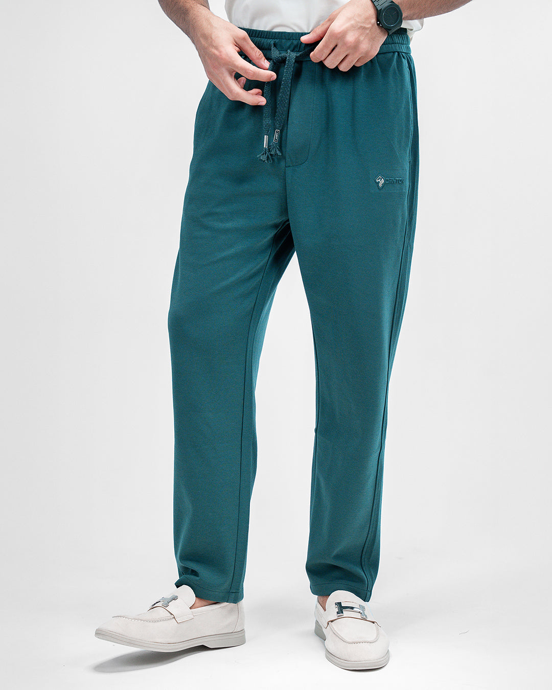 MEN’S TEAL DRAWSTRING PANTS