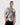 Men’s Black & White Marble Print Shirt