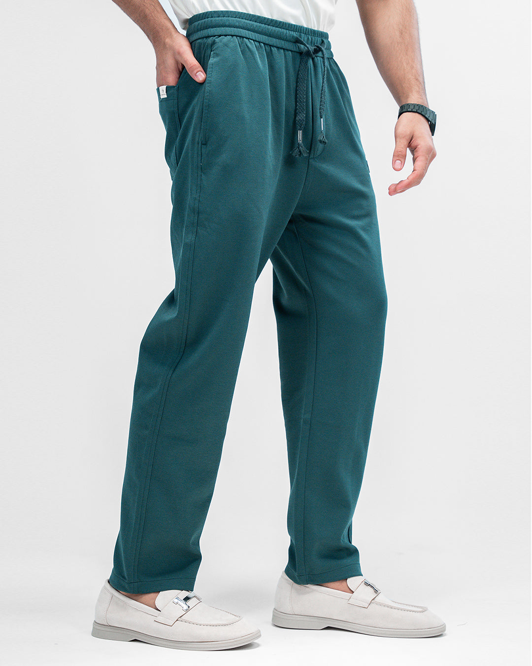 MEN’S DRAWSTRING PANTS - TEAL