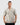 Men’s Cream Cuban Collar Shirt with Olive Green Vertical Stripes