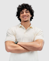 Men’s Cream Polo T-Shirt
