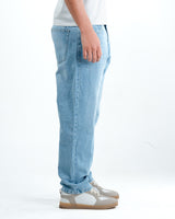 Men’s Baggy Fit Denim Jeans – Light Blue