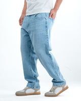 Men’s Baggy Fit Denim Jeans – Light Blue