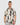 Men’s Abstract Print Cuban Collar Shirt in Beige & Black