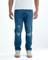 Signature Refined Fit Denim Jeans – Blue