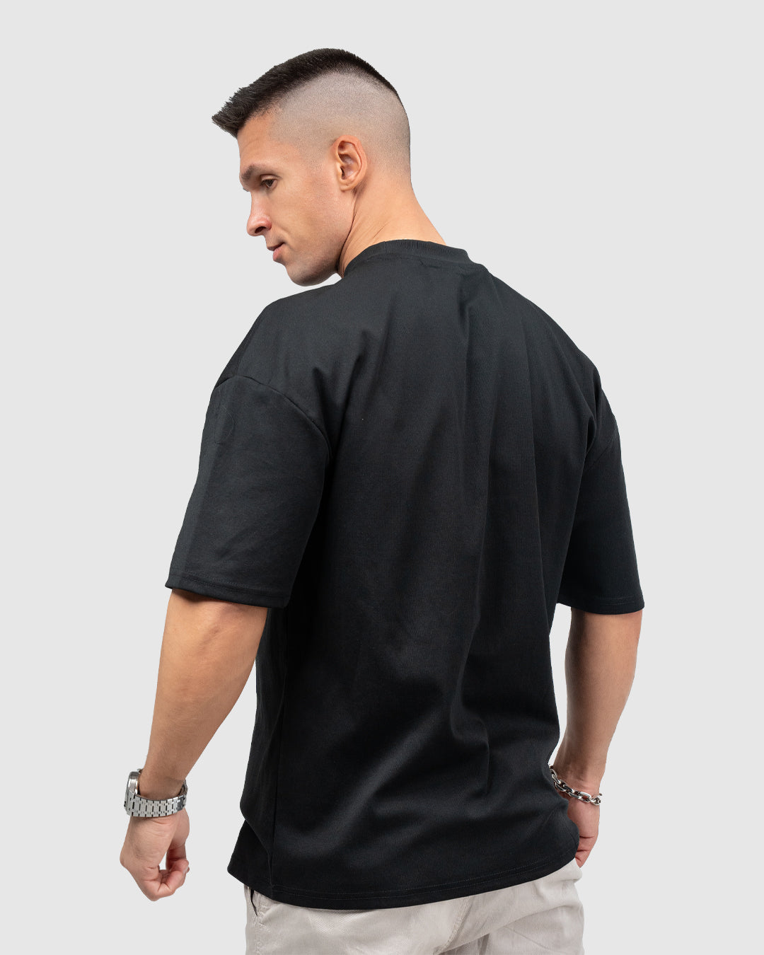 Men’s Black Oversized T-Shirt