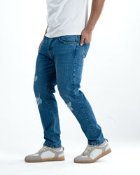 Signature Refined Fit Denim Jeans – Blue