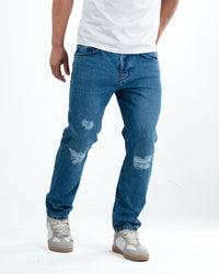 Signature Refined Fit Denim Jeans – Blue