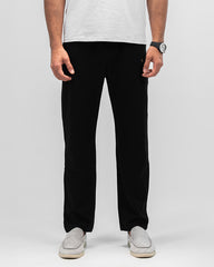 MEN’S BLACK STRAIGHT PANTS