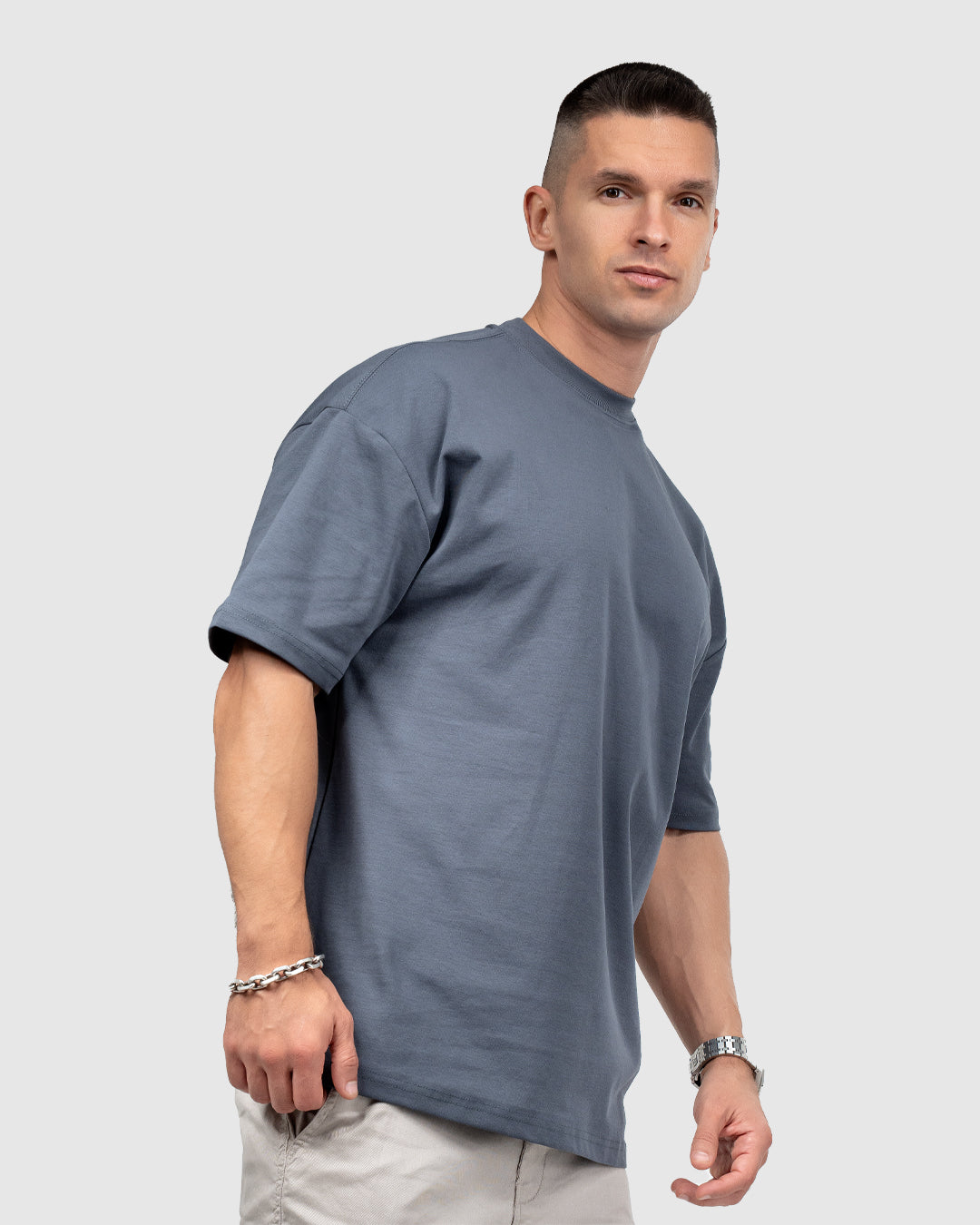 Men’s Gray Oversized T-Shirt