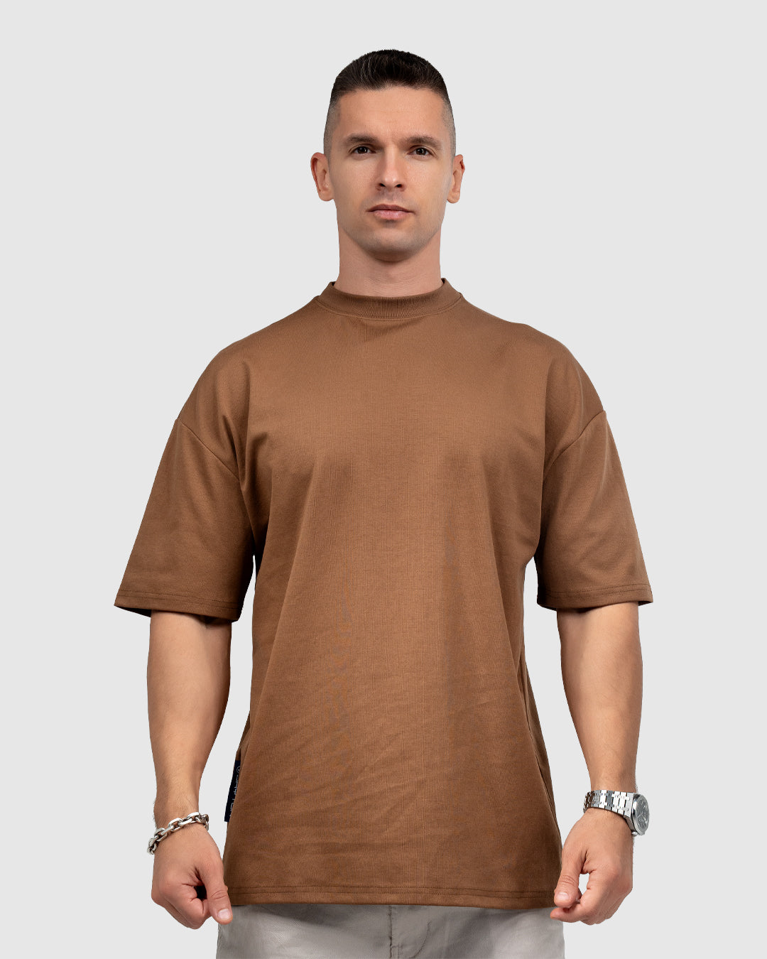 Men’s Brown Oversized T-Shirt