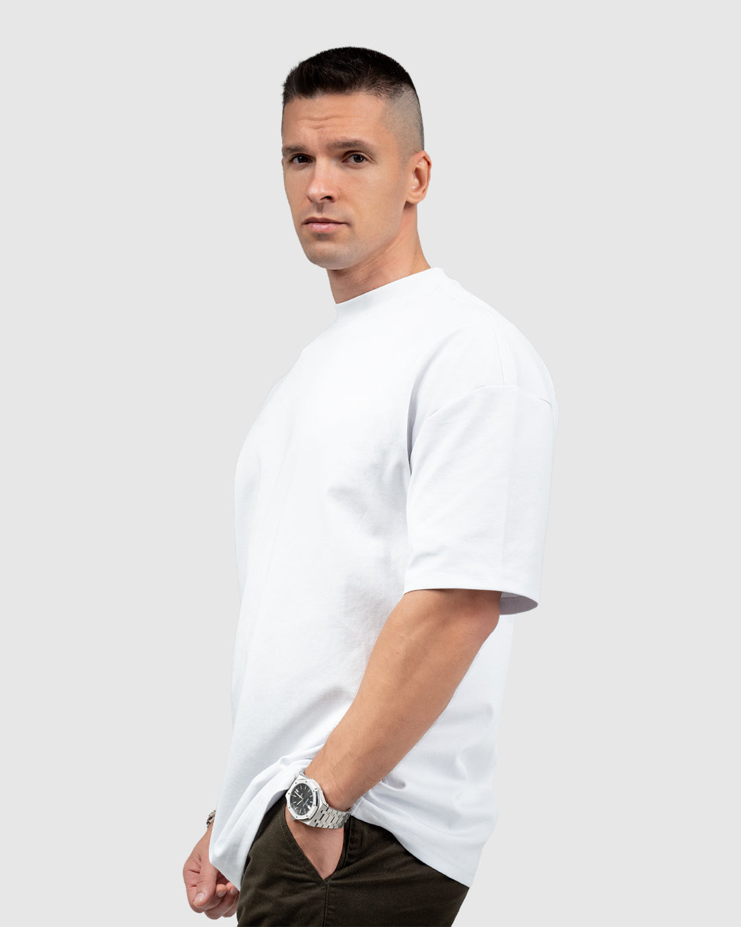 Men’s White Oversized T-Shirt