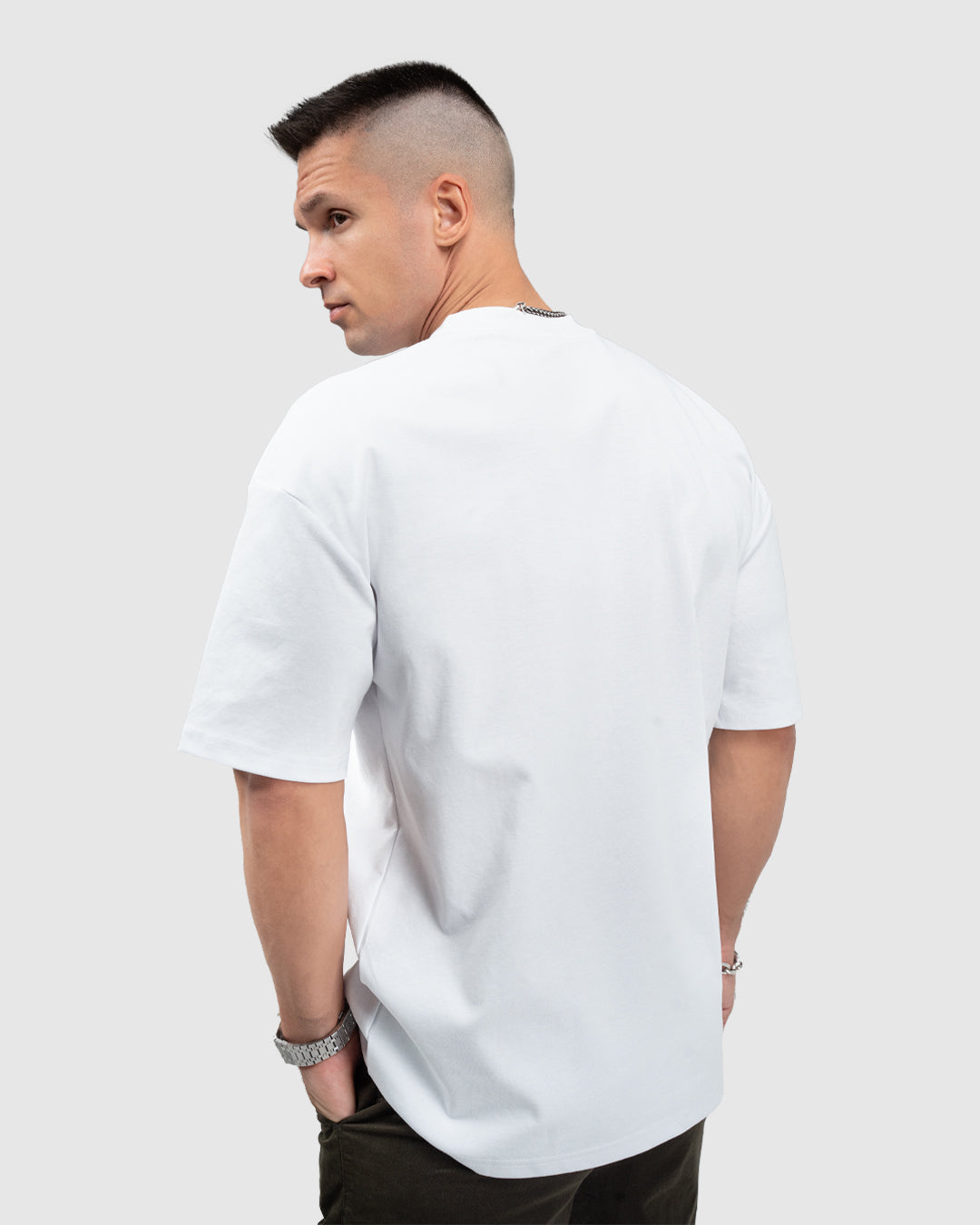 Men’s White Oversized T-Shirt