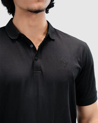 Men’s Black Polo T-Shirt