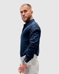 Men’s Navy Blue Formal Dress Shirt