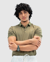 Men’s Olive Green Polo T-Shirt