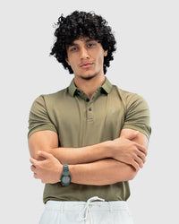Men’s Olive Green Polo T-Shirt