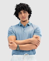 Men’s Polo T-Shirt - Sky Blue