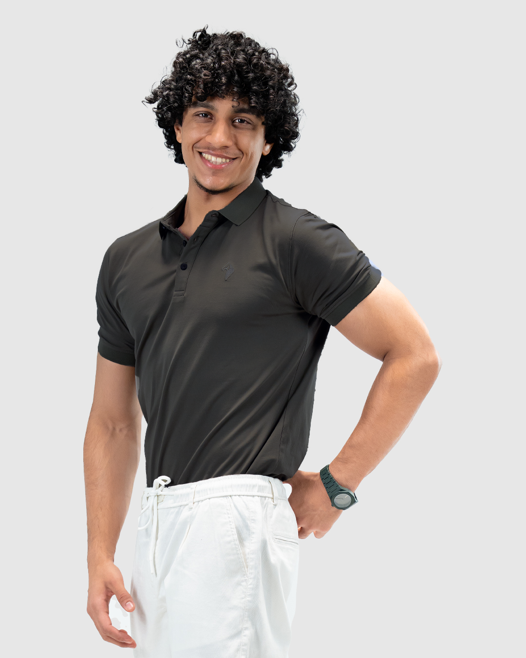 Men’s Polo T-Shirt - Army Green