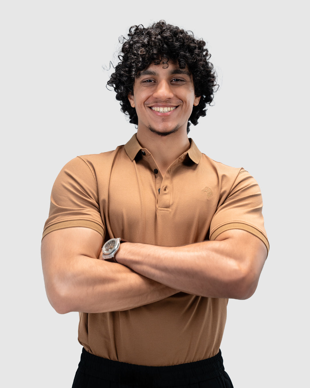 Men’s Brown Polo T-Shirt