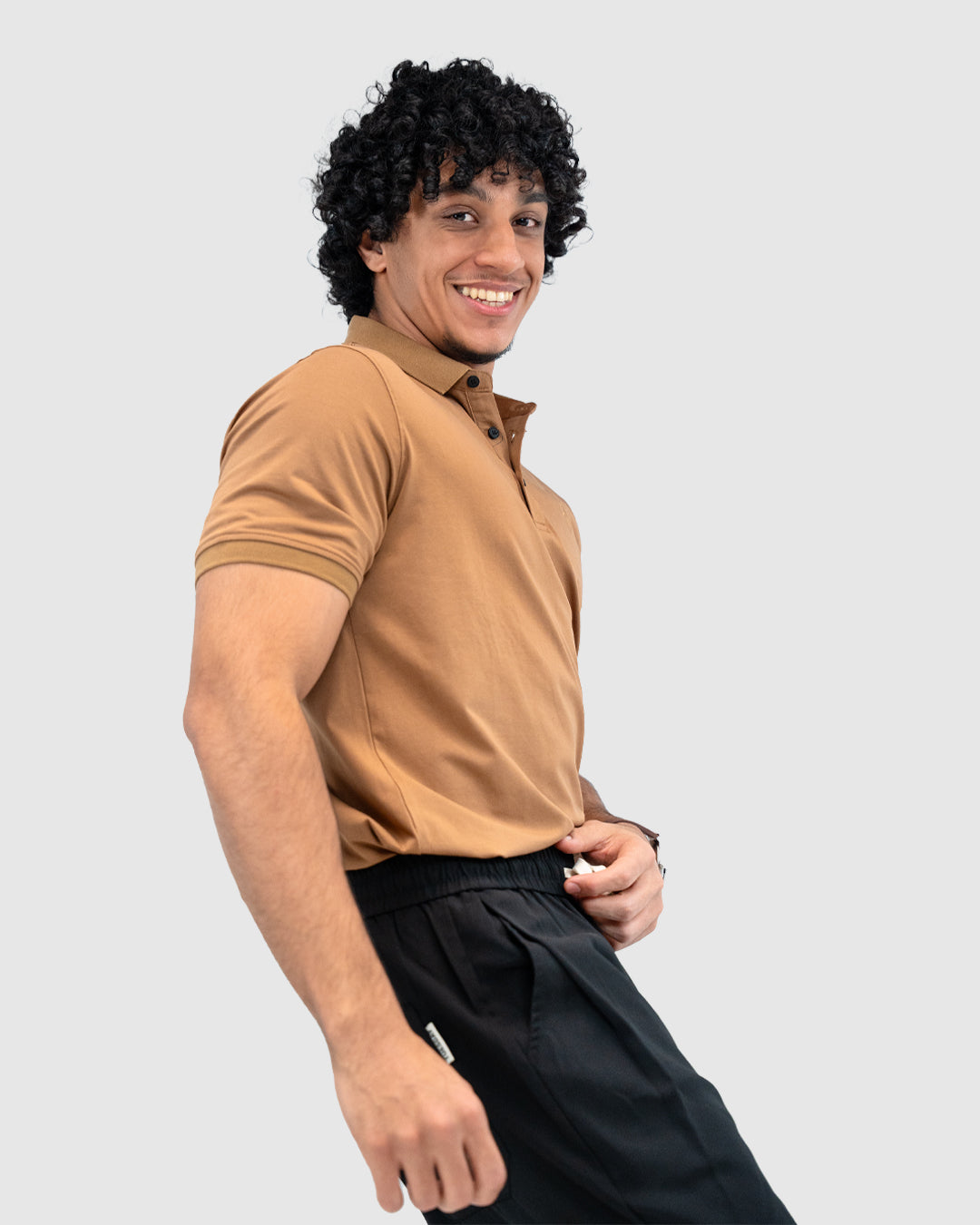 Men’s Brown Polo T-Shirt
