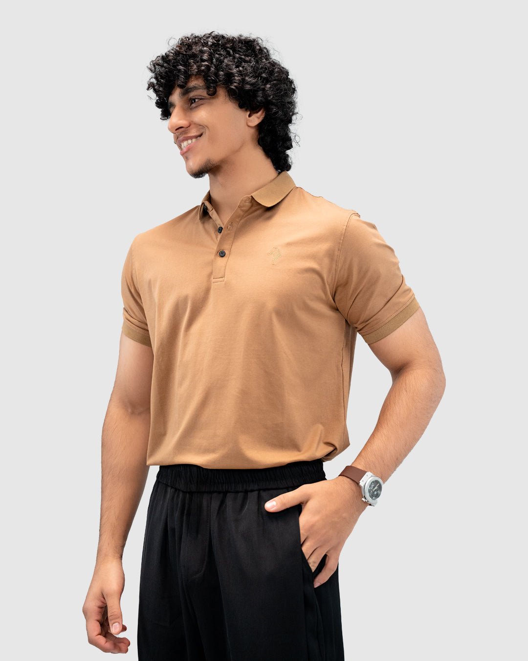Men’s Brown Polo T-Shirt