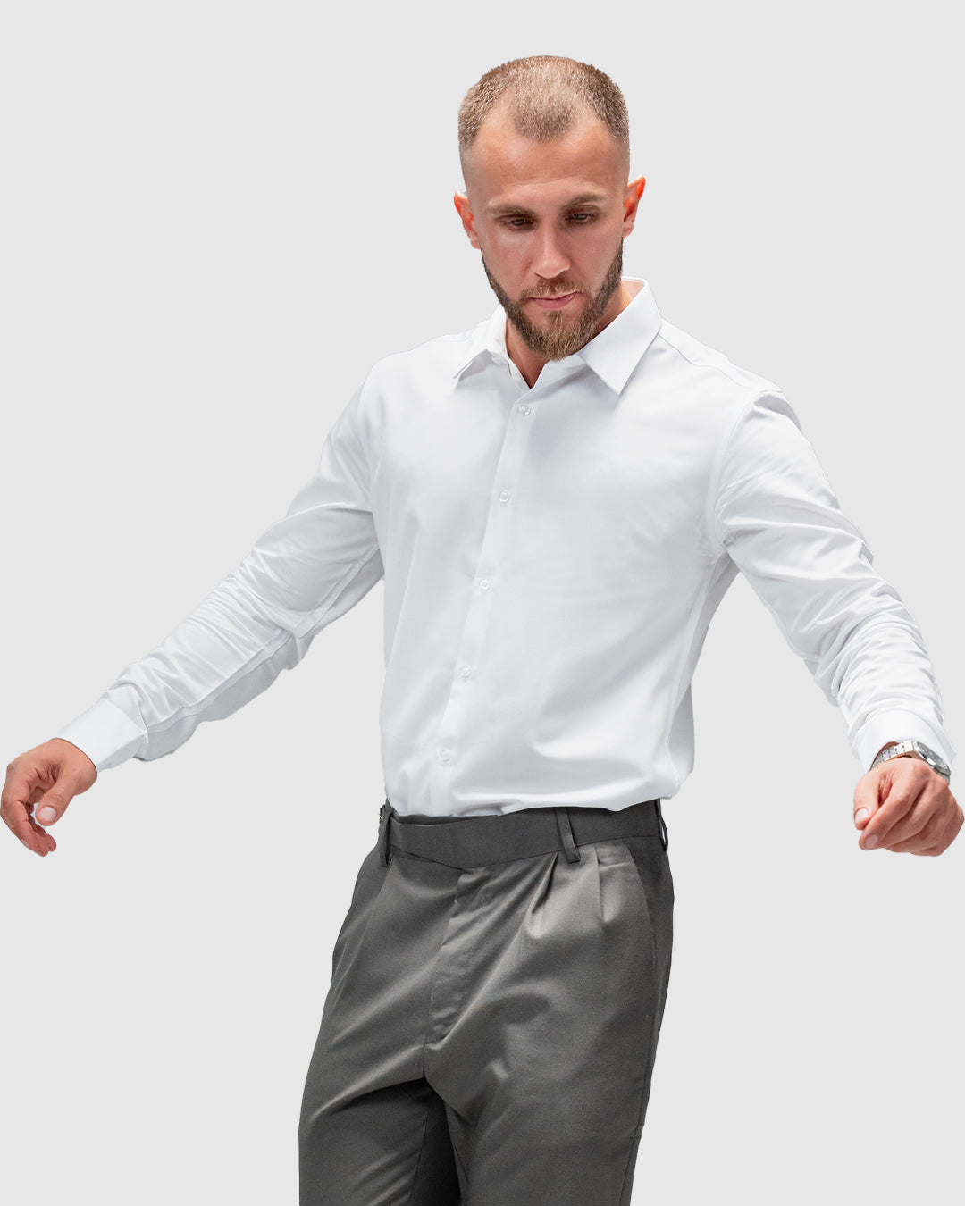 Men’s White Formal Dress Shirt