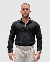 Men’s Black Formal Dress Shirt