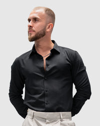 Men’s Black Formal Dress Shirt