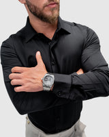 Men’s Black Formal Dress Shirt