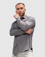 Men’s Grey Formal Dress Shirt