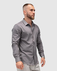 Men’s Grey Formal Dress Shirt