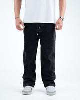 Men’s Washed Relaxed Fit Jeans - Black