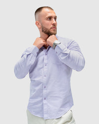 Men’s Lavender Oxford Button-Down Shirt