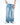Men’s Wide-Leg Baggy Jeans - Light Blue