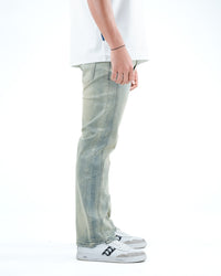 Men’s Classic Slim Straight Jeans - Pista