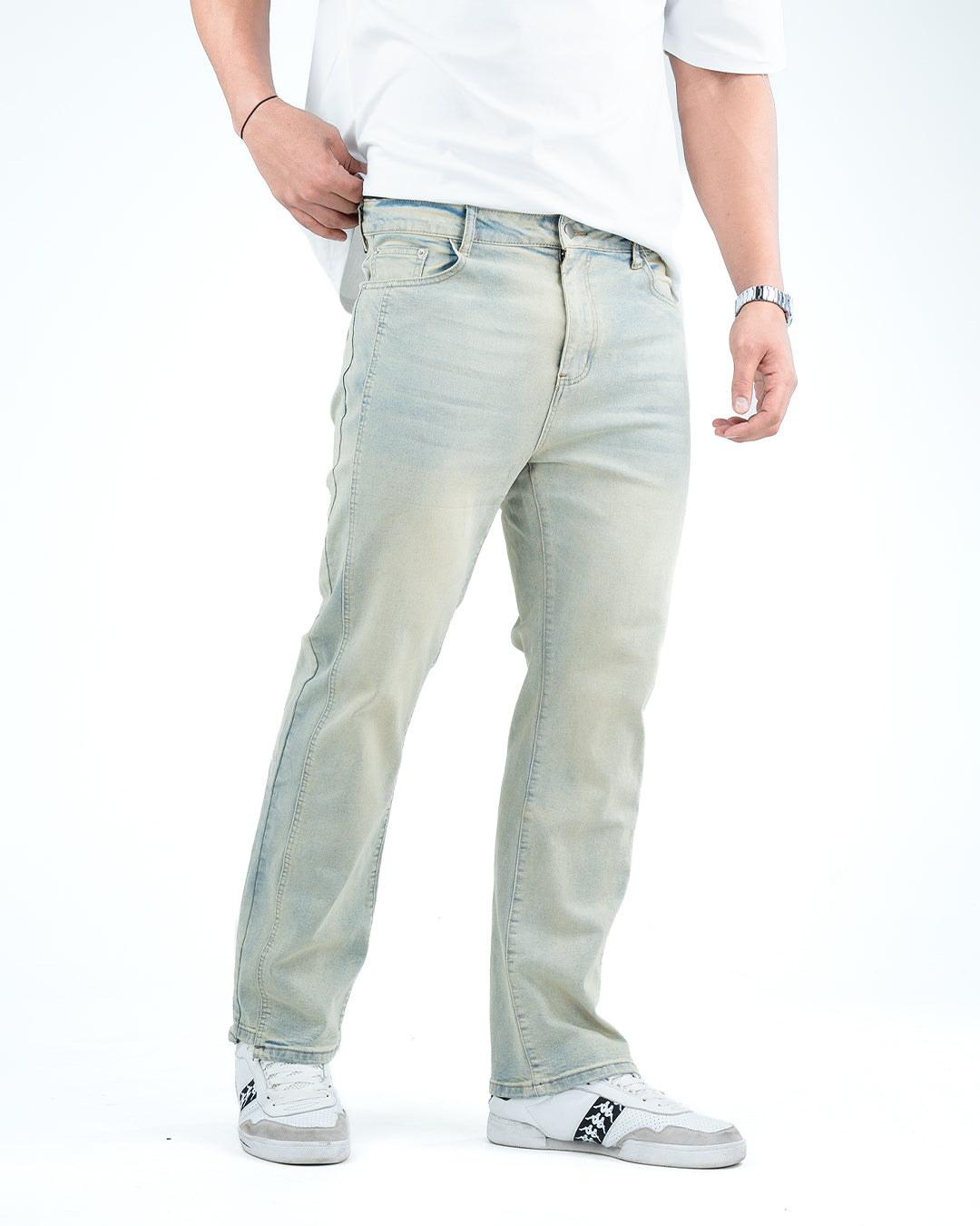 Men’s Classic Slim Straight Jeans - Pista