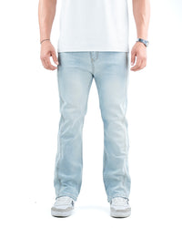 Men’s Classic Slim Straight Jeans - Blue Gray