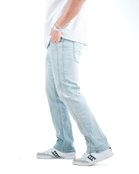 Men’s Classic Slim Straight Jeans - Blue Gray