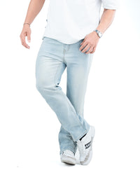 Men’s Classic Slim Straight Jeans - Blue Gray