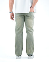Men’s Panel Stitch Relaxed Fit Jeans - Pista