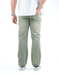 Men’s Panel Stitch Relaxed Fit Jeans - Pista